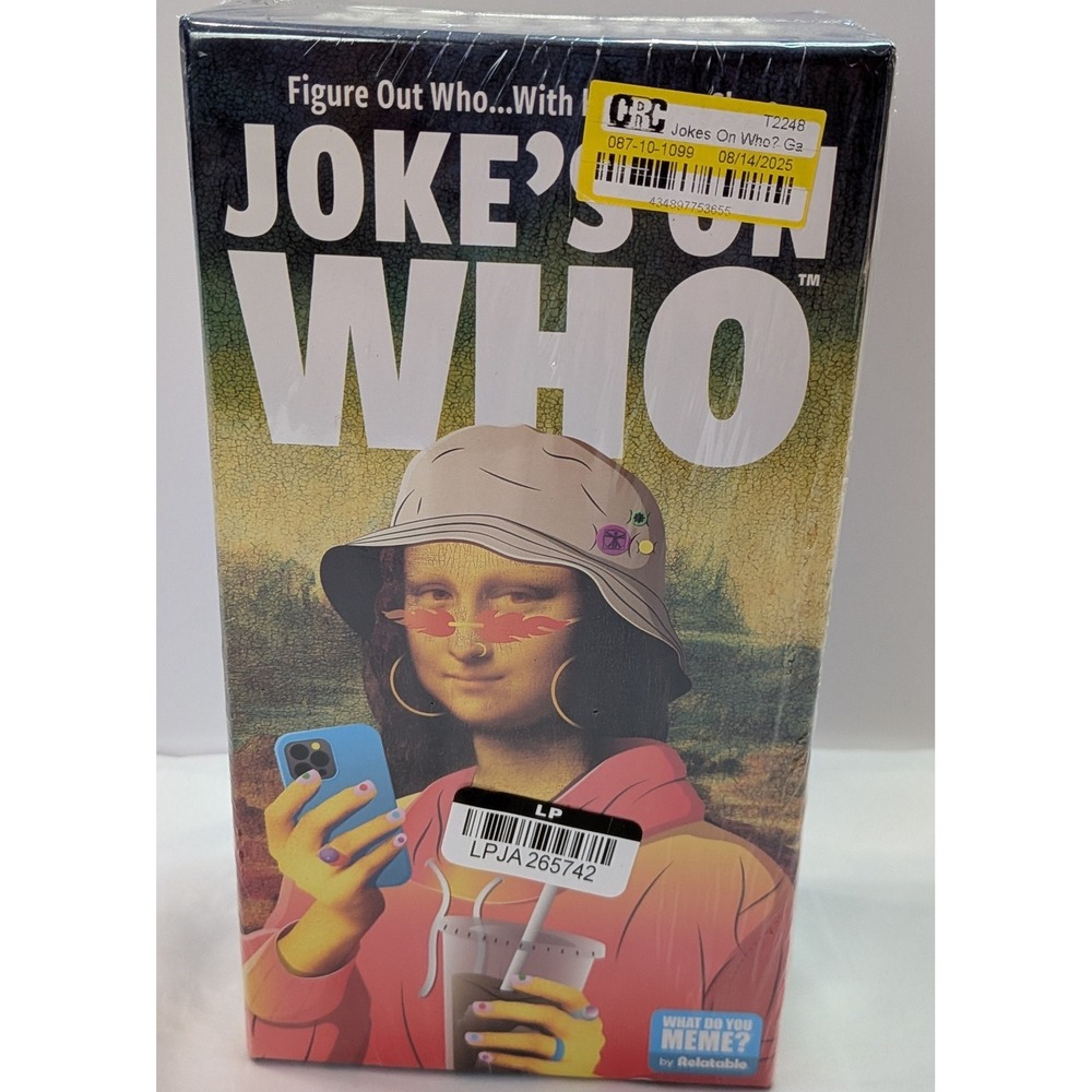 What Do You Meme Joke's On Who Game Unisex OS New Pop Culture Party Board Game